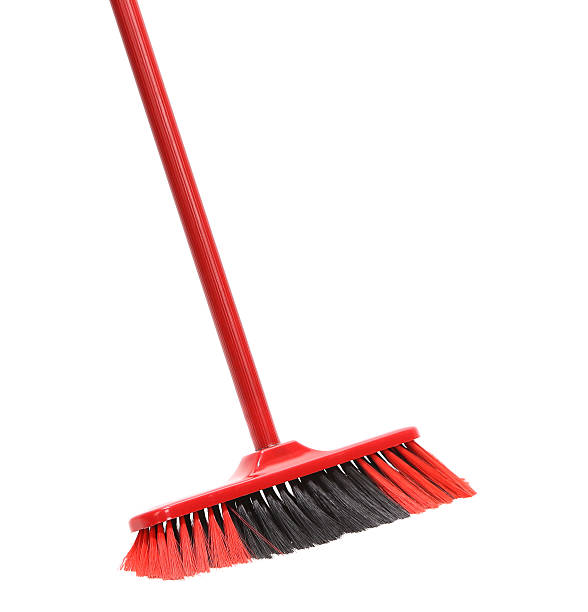 istock Close up of red black broom. 461776305