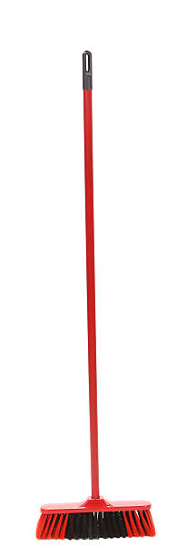 istock Close up of red black broom. 461776833
