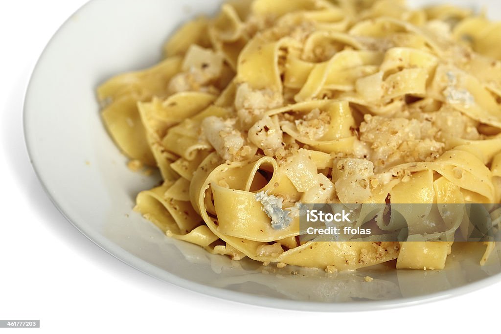 Fettuccine de pâtes () Pappardelle al Gorgonzola - Photo de Aliment libre de droits