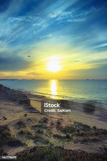 Foto de Pôr Do Sol Em Israel e mais fotos de stock de Galileia - Galileia, Mar, Pôr-do-sol