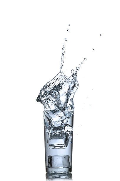 istock Water splashes in the glass 461784033