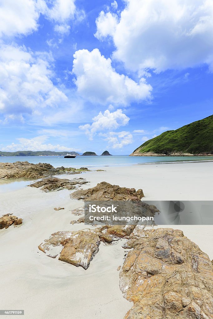 Sai Wan beach in Hong Kong Bay of Water Stock Photo