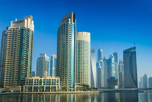 istock High rise buildings and streets in Dubai, UAE 461791423