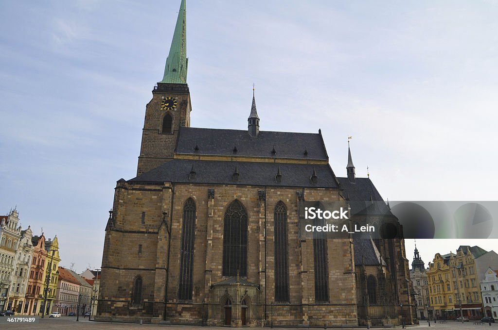 Cathedral of St. Bartholomew, Pilsen, Czech Republic Church Stock Photo