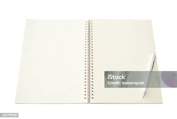Notebook Stock Photo - Download Image Now - Above, Blank, Book