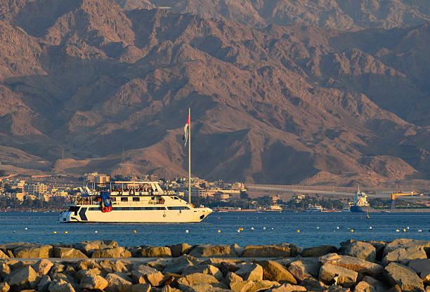 istock View on pleasure yacht in Aqaba gulf, Eilat 461803159