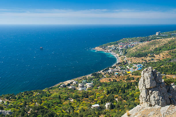 istock Wonderful Landscape with Blue Bay, Crimea. 461804155