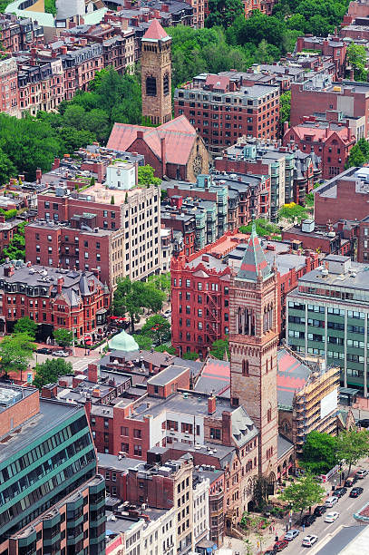 istock Boston Street aerial view 461813355