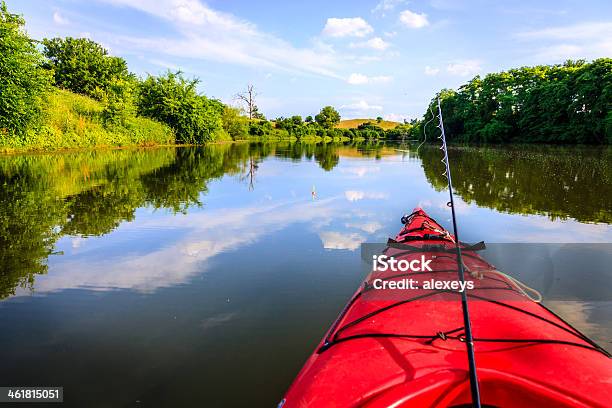 Fishing On The Lake Stock Photo - Download Image Now - Fishing, Kentucky, Kayak