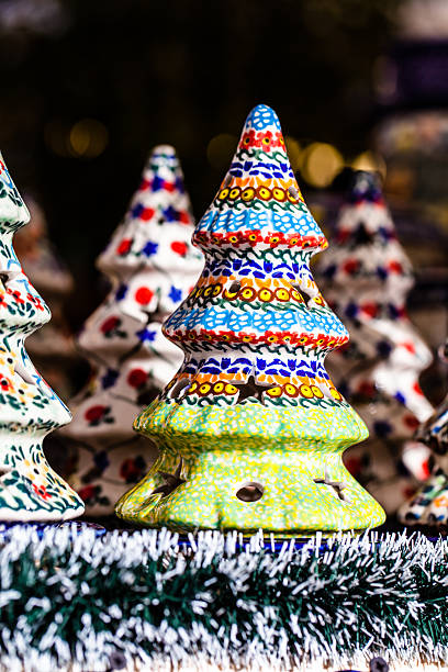 istock Colorful ceramics in traditonal polish market. 461815821