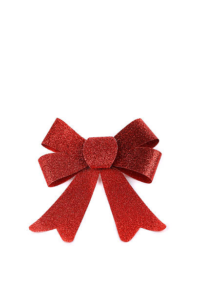 istock Christmas red ribbon decoration. 461818857