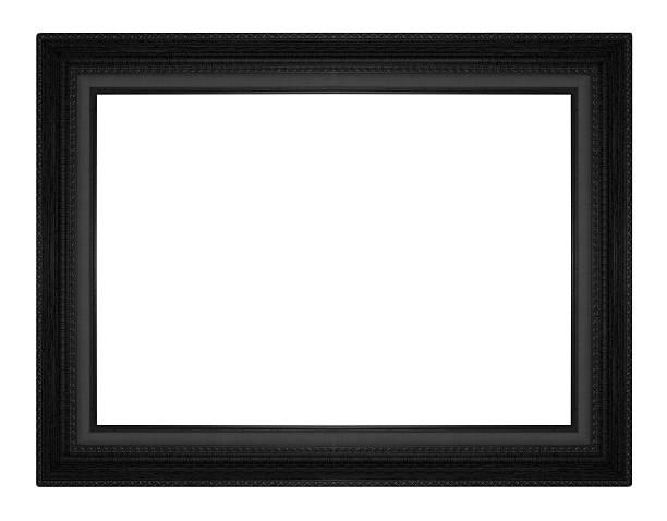istock picture frame ancient vintage isolated on white background. 461828781