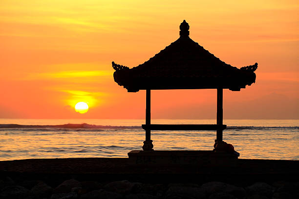 istock Pagoda at Sunrise, Sanur. 461837927