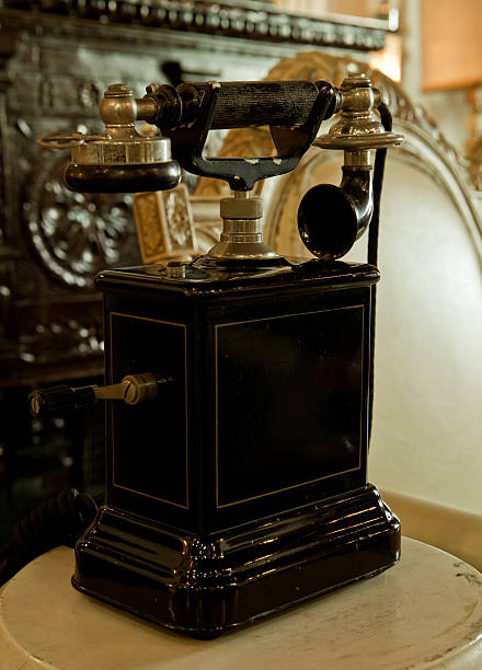 istock vintage telephone on the table 461845545