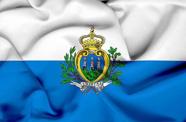 istock San Marino waving flag 461847831