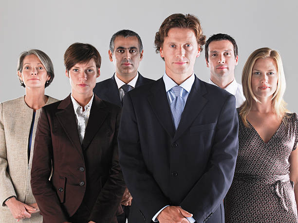 istock Group of Serious Businesspeople 461851459