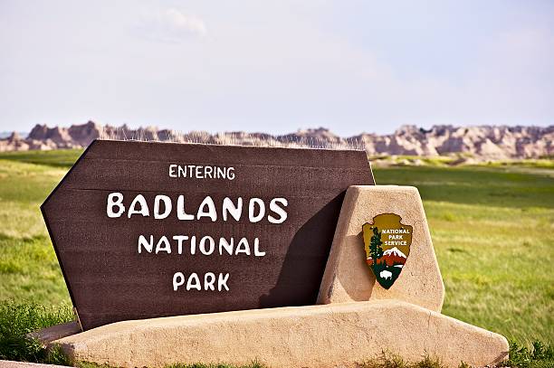 istock Badlands National Park Sign 461863005