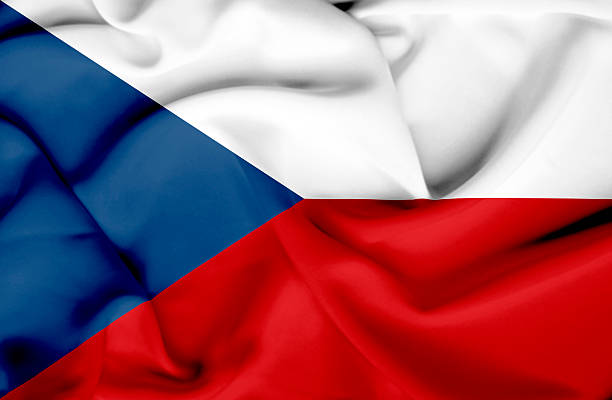 istock Czech Republic waving flag 461876681