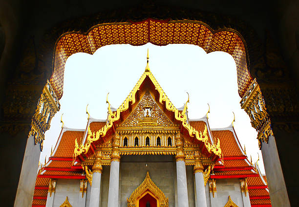 istock Wat Benchamabophit is a Buddhist temple Bangkok,Thailand 461877777