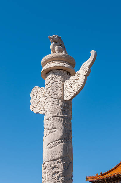 huabiao - column china history beijing stock-fotos und bilder