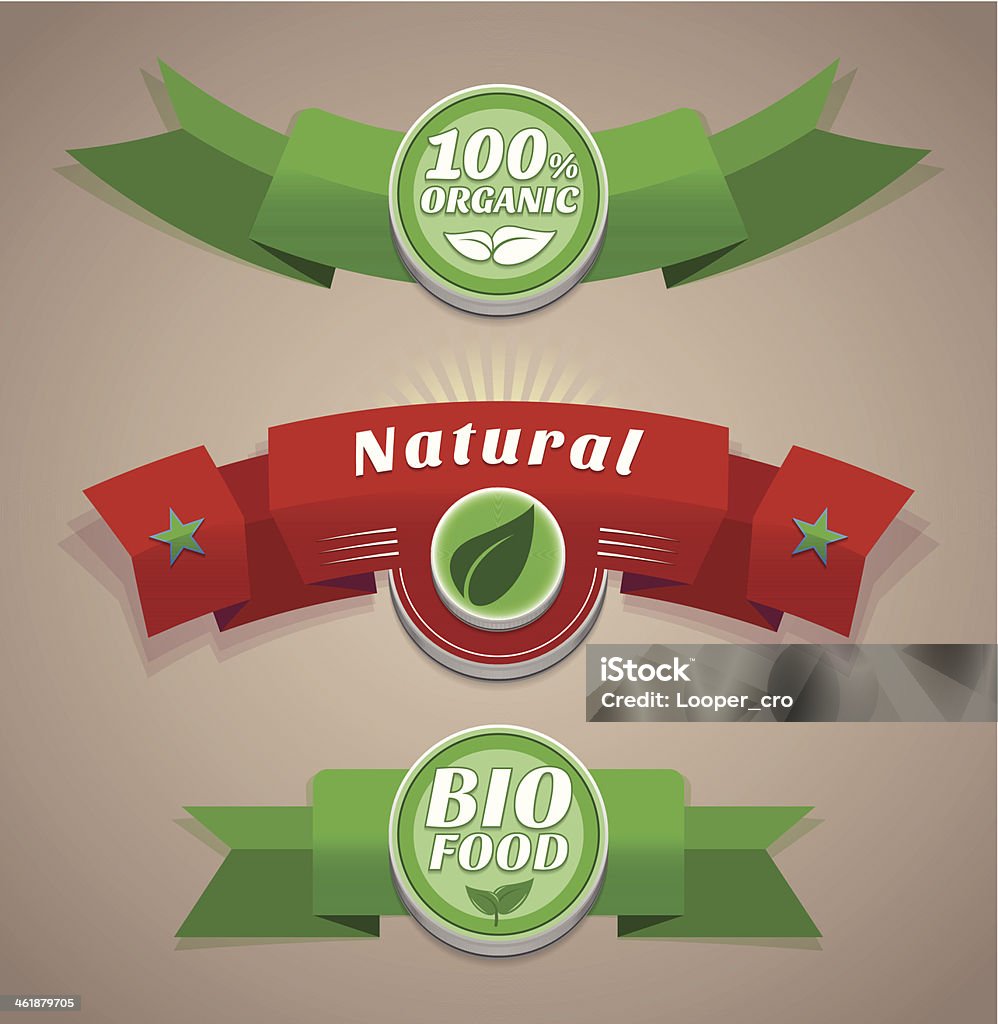 Eco Ribbons Eco Ribbons Stock Illustration - Download Image Now - 100 Percent ...