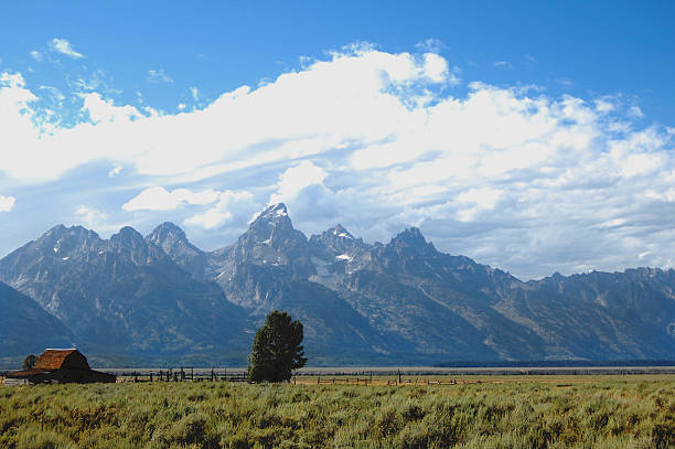istock Grand Tetons Mormon Row farmhouse 461880415