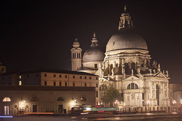 istock Basilica Santa Maria della Salute at night 461880717