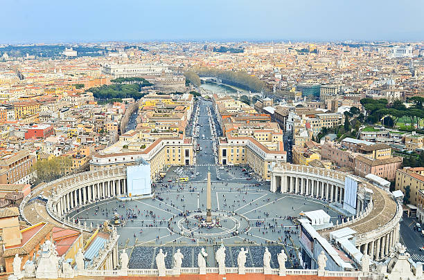 istock View of St. Peter's Square, Vatican 461881187