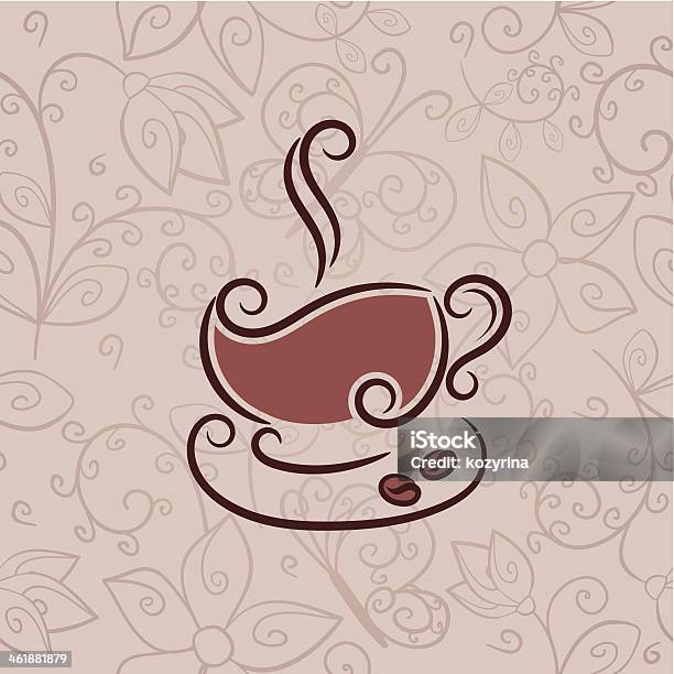 따뜻한 커피 컵 가정 주방에 대한 스톡 벡터 아트 및 기타 이미지 - 가정 주방, 가정의 방, 갈색