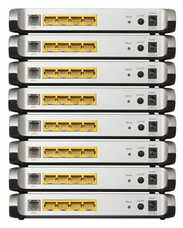Stt Modem Stack Stack Of Modems Stock Photo - Download Image Now - Electrical Outlet ...