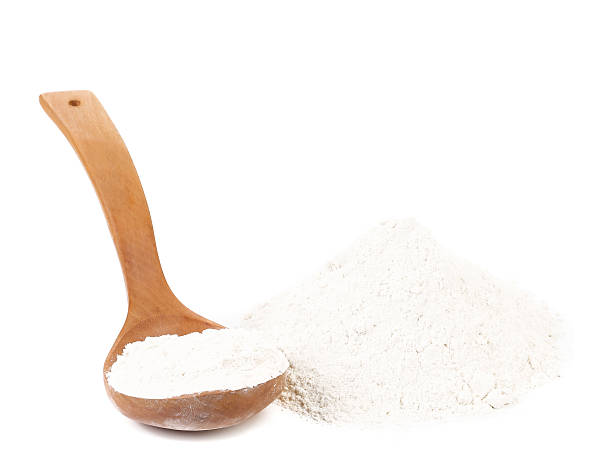 istock Whole flour in spoon and bunch. 461894505