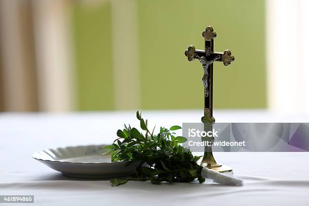 Cross And Holy Water Stock Photo - Download Image Now - Adult, Beautiful People, Beauty