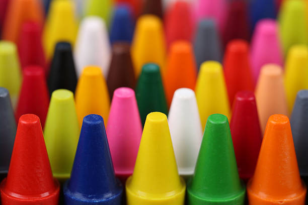 istock Crayons painting for children 461903333