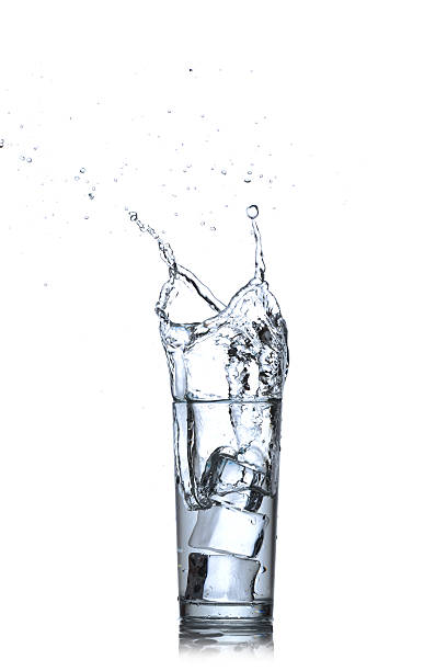 istock Water splashes in the glass 461905369