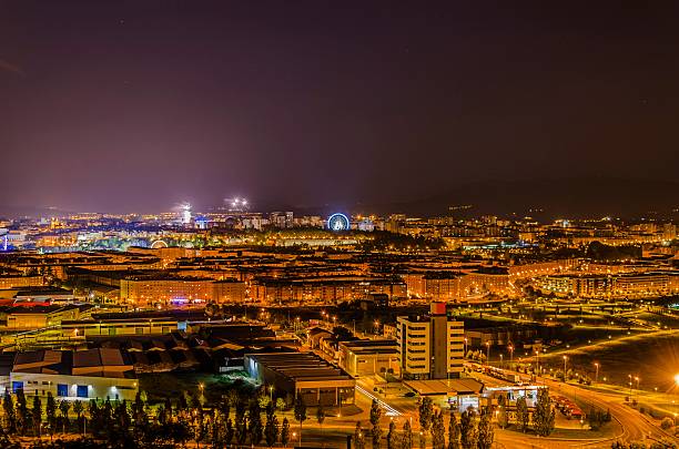istock Pamplona city at night 461905815