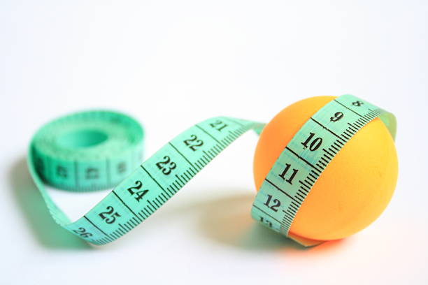 istock Tape measure and table tennis 461906095