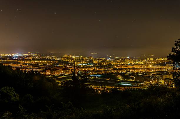 istock Pamplona city at night 461907355