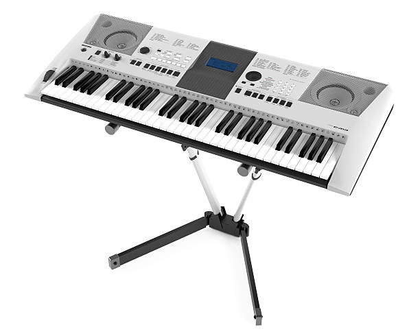 istock Synthesizer on the stand isolated 461907735