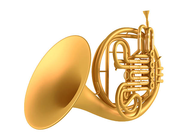 istock Double French Horn isolated 461908495