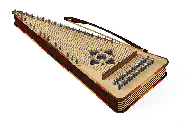 Psaltery gusli isolated Psaltery gusli isolated psaltery stock pictures, royalty-free photos & images