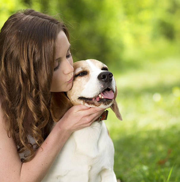 istock Woman with dog 461916439
