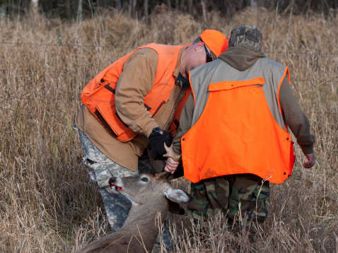 Father and Son Deer hunting