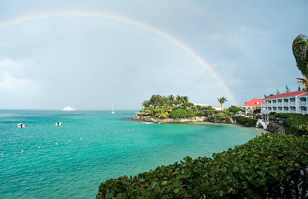 istock Double Rainbow Over the Caribbean Sea 461922735