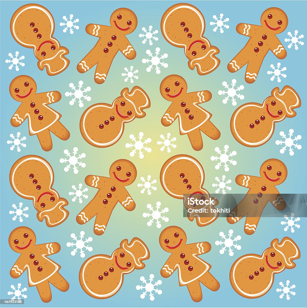 Goingerbread Background Gingerbread Background Stock Illustration - Download Image Now ...