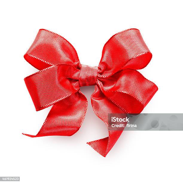 Red Bow Stock Photo - Download Image Now - Anniversary, Art, Art And Craft