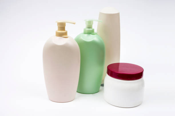 istock Set of cosmetic bottles 461929447