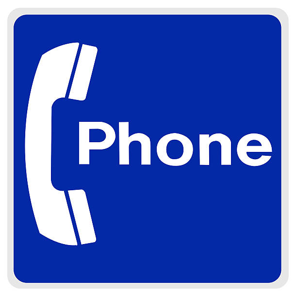 istock road sign - blue phone 461931667