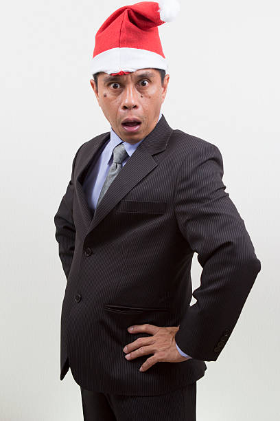 istock Businessman Merry Christmas. 461933405