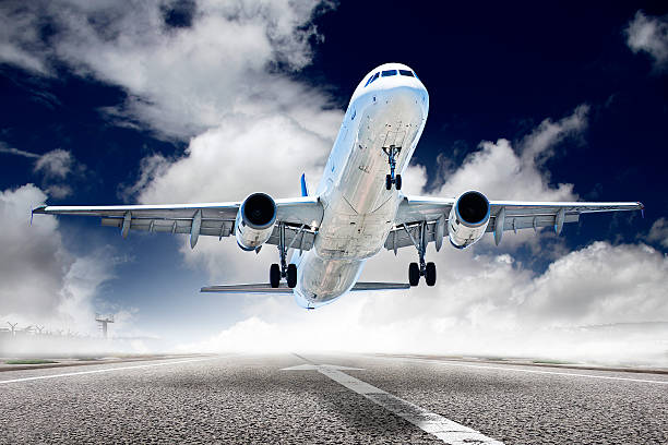 istock takeoff plane in airport 461934091