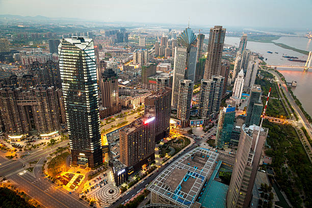 istock Bird view at Shanghai China 461936111